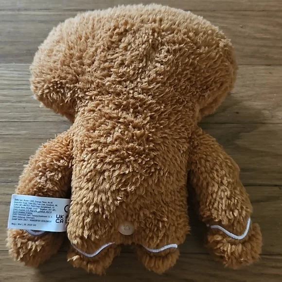 Fuggler Festive Fuggs Gingerbread Funny Ugly Monster 9" Brown Plush Stuffed Toy - Picture 3 of 9